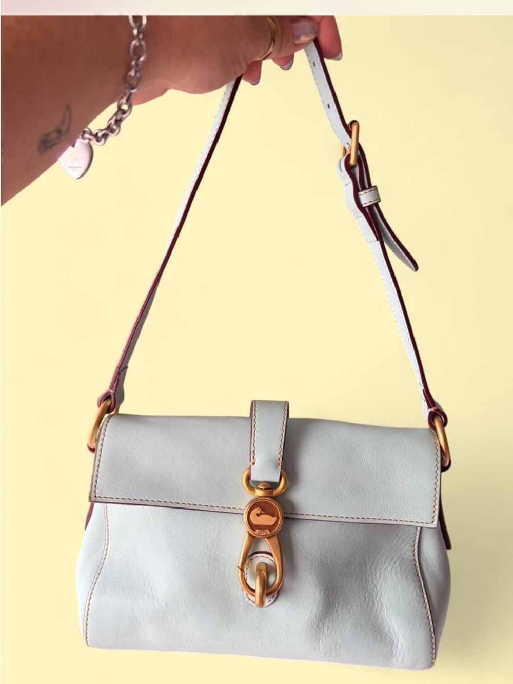 Dooney&Bourke Tiffany Blue Florentine Libby
